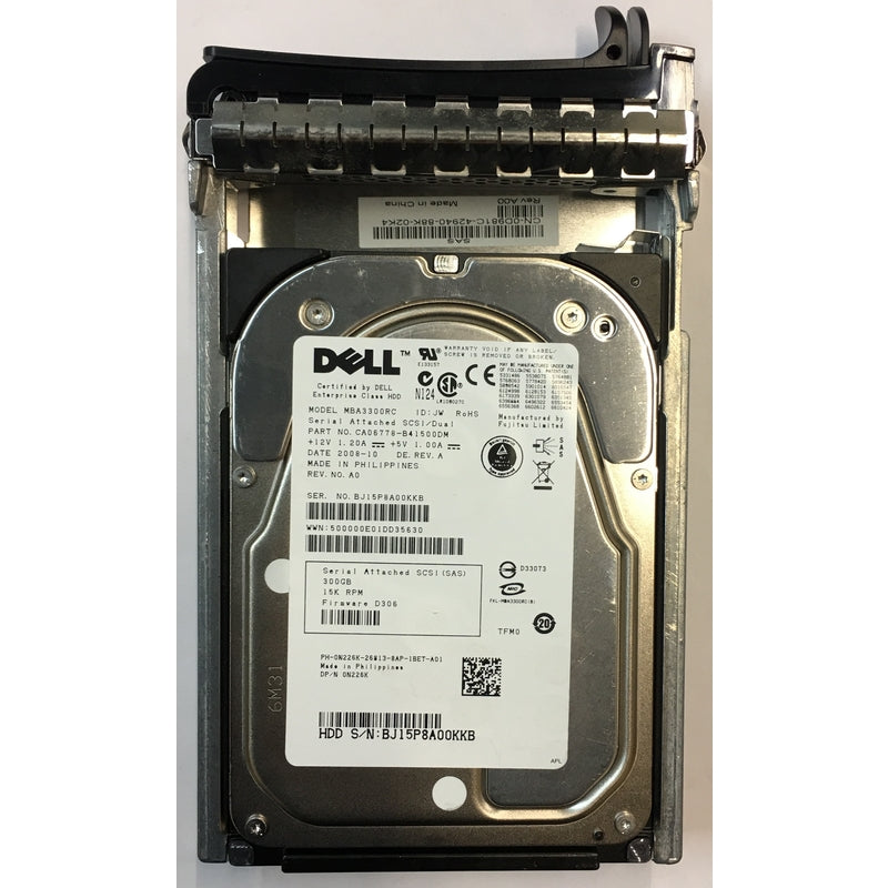 0N226K Dell 300GB 15K RPM SAS Hard Drive