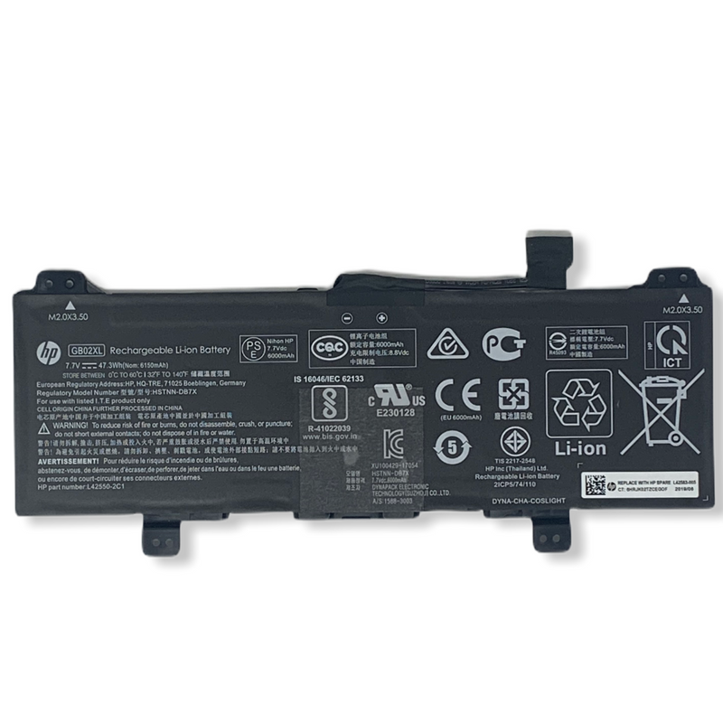 GB02XL HP Chromebook 11 G7 EE Battery
